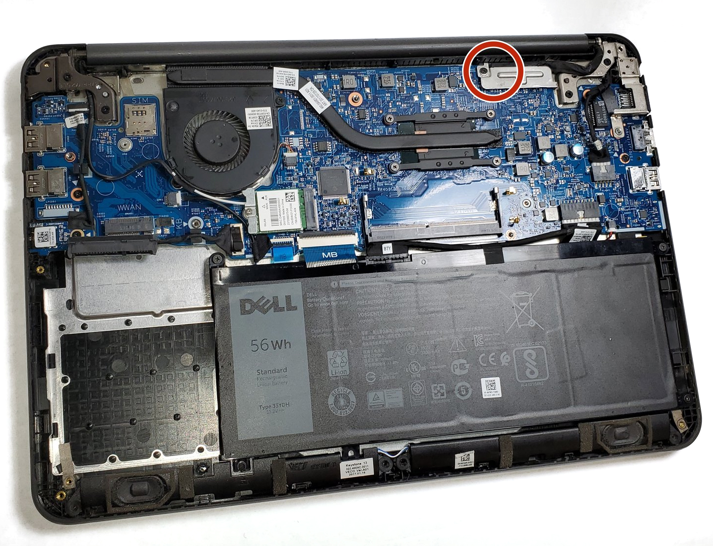 How to replace and fix Dell Latitude 13 3380 450.0AW08.0011 0WD9P3 WD9P3 DW927 DC JACK (Latitude 3380)